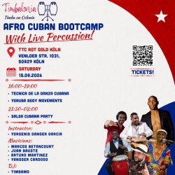 Timbalonia Party & Bootcamp with Yoyo Danger