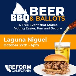 Barbeque, Beer & Ballots – Laguna Niguel