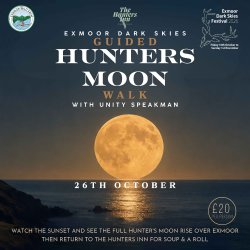 Exmoor Dark Skies Festival - Hunters Moon Guided Walk with Unity Speakman