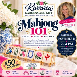 Mahjong 101 - Beginner Mahjong @ Ridgeview Gardens and Gifts