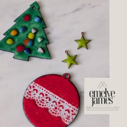 Enamel Christmas Decorations
