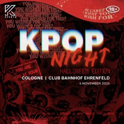OfficialKEvents | COLOGNE: KPOP & KHIPHOP Night in November - 🎃HALLOWEEN EDITION🎃