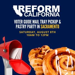 Voter Guide Mail Tray Pickup & Pastry Party — Sacramento