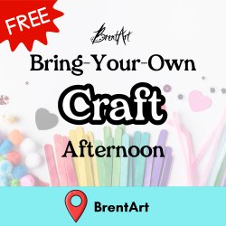 "Bring Your Own Craft" Meetup at BrentArt