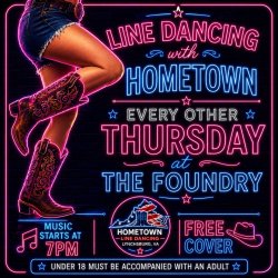 Hometown Line Dancing at The Foundry