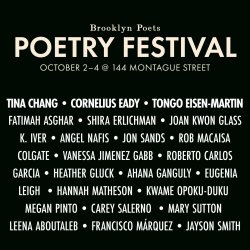 Brooklyn Poets Poetry Festival