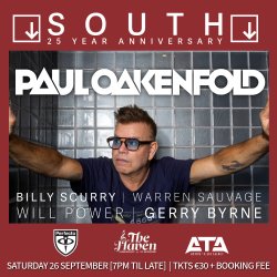 Paul Oakenfold - The South 25 Year Anniversary