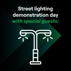 Street Lighting Demonstration Day - with special guests Hydro