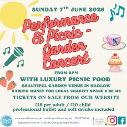 FAMILY FUNDRAISING EVENT -  Performance and Picnic - Garden Concert in Hadlow
