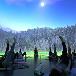 Primary Pilates with Cassie in the Immersive Dome