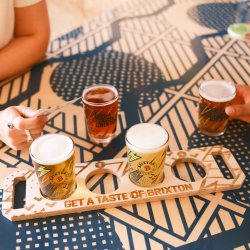 Brixton Brewery tasting flight