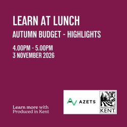 LEARN AT LUNCH: Autumn Budget - Highlights