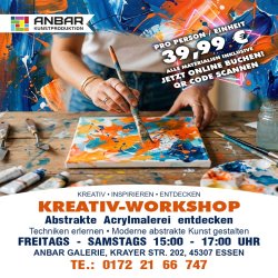 Abstrakte Malerei – Acryl Erlebnis für Erwachsene