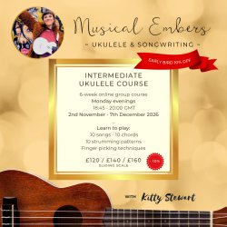 Intermediate Ukulele Course Online - Nov 2026