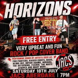 FREE ENTRY: Horizons (Rock/Pop Covers Band)