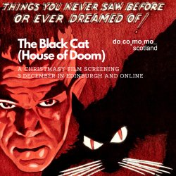 Excerpt of the "alternative" version of the 1934 poster of the film "The Black Cat"