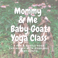 Mommy, Me & Baby Goats Yoga