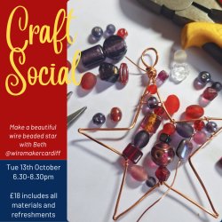 Craft Social - Wire Beaded Star