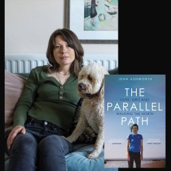 Jenn Ashworth with book 'The Parallel Path'