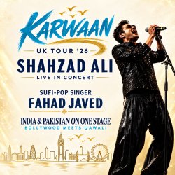 SHAHZAD ALI LIVE | KARWAAN: BOLLYWOOD MEETS PAKISTANI MUSIC – LEICESTER (Seated)