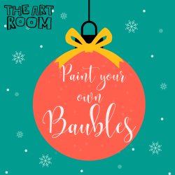 Festive Creative Club: Paint Your Own Christmas Baubles 🎄✨