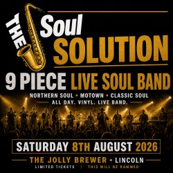 🎷 SOUL SOLUTION – 9 PIECE LIVE SOUL BAND