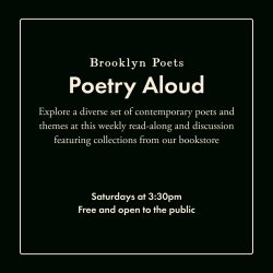 Poetry Aloud at Brooklyn Poets