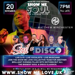 Show Me Soul - The Lounge Club - 20/11/26