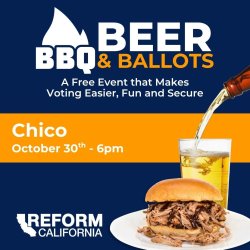 Barbeque, Beer & Ballots – Chico