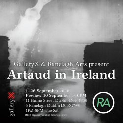 Artaud in Ireland - opening night