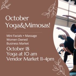 October Yoga and Mimosas