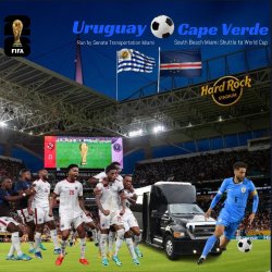 Uruguay 🇺🇾 vs Cape Verde 🇨🇻 (South Beach Shuttle to World Cup Miami)⚽️