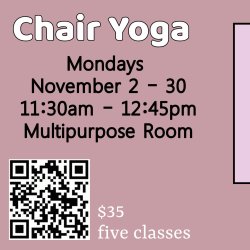 Chair Yoga - Mondays