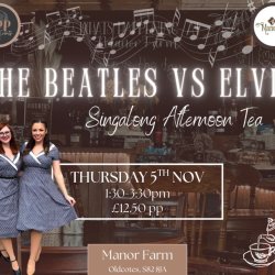 Beatles Vs Elvis Afternoon Tea