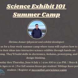 Science Exhibit 101 Summer Camp | Ekrima Asmar