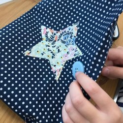 Fabric Notebook Covers with Thread and Press at Clifton Explore