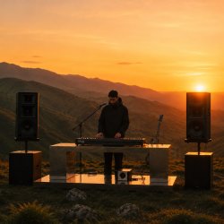 Tempo x Fhin, composition musicale en nature
