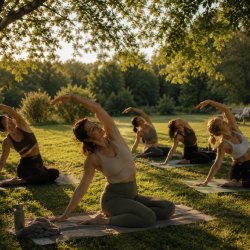 Long Summer Evening at The Shift Retreats