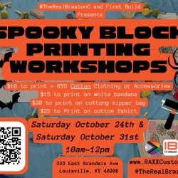 Spooky Block Printing Workshop