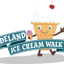 DeLand Ice Cream Walk Logo