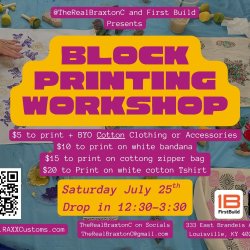 Block Printing with TheRealBraxtonC