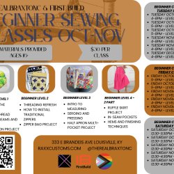 Beginner Sewing - Saturday Level 3