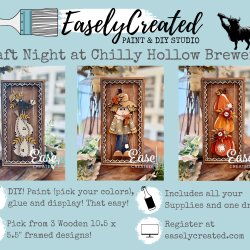 Craft Night at Chilly Hollow Brewery with Easely Created (Includes One Drink)