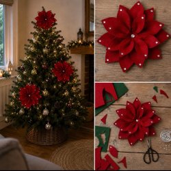 Oversized poinsettia Workshop