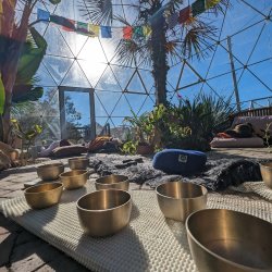 Sound Bath Saturday in a Tropical Dome @ Hilton Court Gardens