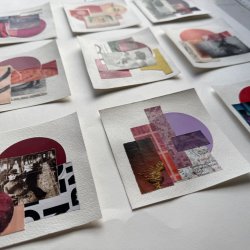 Small Paper Collage Artworks