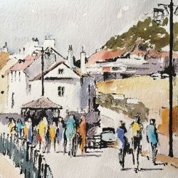 Exploring Watercolour and Inks - Landscape - Catherine Osbond
