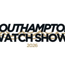 The Southampton Watch Show 2026 Logo in Black and Gold