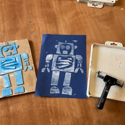 Print It Wear It: Collograph t-shirt printing for families