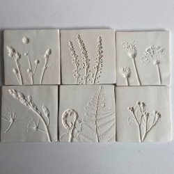 Botanical Tile Imprint Workshop with Clare Anderson & Bloom Sheffield
